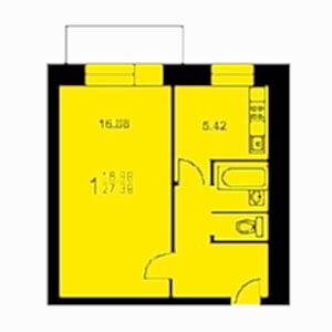 Пластиковые окна в 1 комнатную квартиру