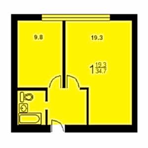 Пластиковые окна в 1 комнатную квартиру