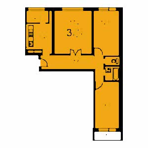 Пластиковые окна планировка, окна в 3 комнатную квартиру